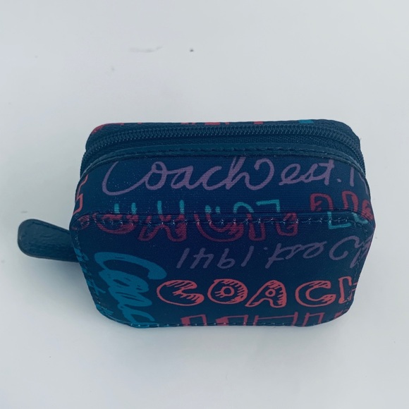 SOLD Coach Zip up Pill Case - Picture 2 of 3
